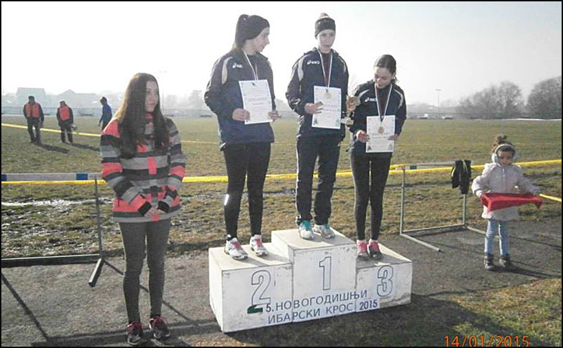 Devet medalja na Ibarskom krosu 2 1.-Katarina-Propadovic-2.-Tanja-Nikolic-3.-Teodora-Dzambasevic-1