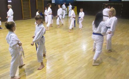 trening, karatisti, KK Nemanja