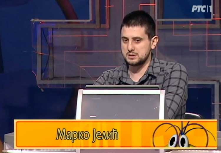 Najmlađi pobednik u istoriji Slagalice je Čačanin 1 Marko Jelić