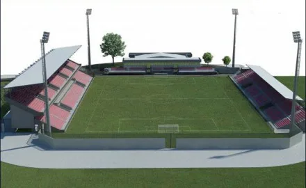 novi stadion, čačak, projekat