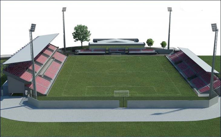 Šminkanje stadiona 1 novi stadion, čačak, projekat