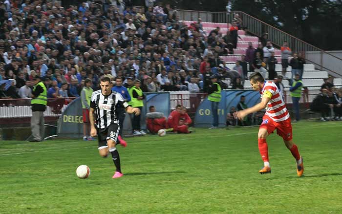 Borac se ispromašivao, Partizan pobedio 1 partizan-borac