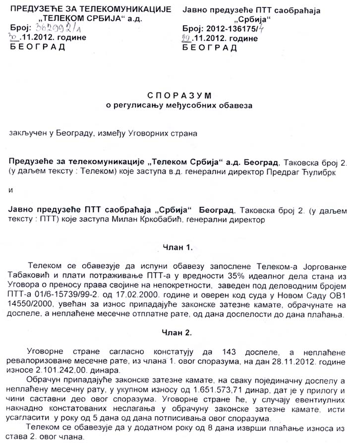Telekom otplatio guvernerkin dug za stan 2 Convert JPG to PDF online - convert-jpg-to-pdf.net