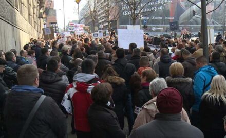 Protest korisnika kredita u švajcarcima