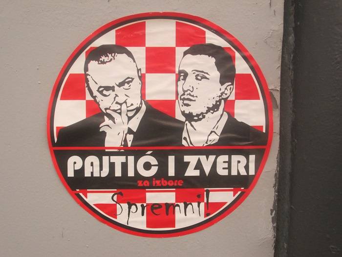 Prljava kampanja: Političke protivnike nazvali ustašama 1 nalepnice, kampanja, dveri