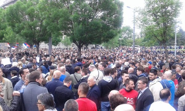 Protest opozicije zbog izborne krađe 2 Protest opozicije