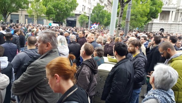 Protest opozicije zbog izborne krađe 7 Protest opozicije