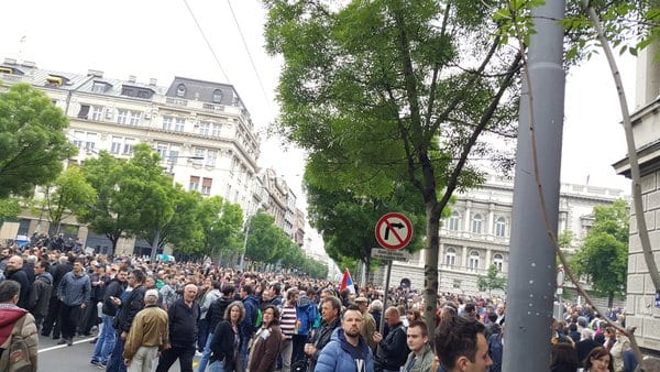 Protest opozicije zbog izborne krađe 6 Protest opozicije