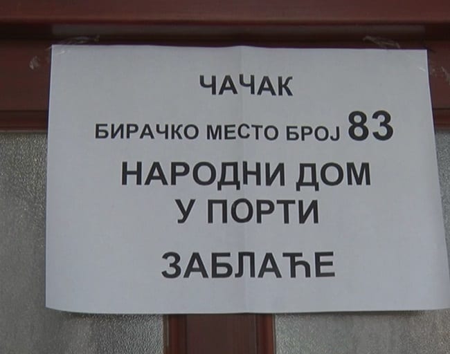 Pola Čačana iskoristilo glasačko pravo 2 izbori2016