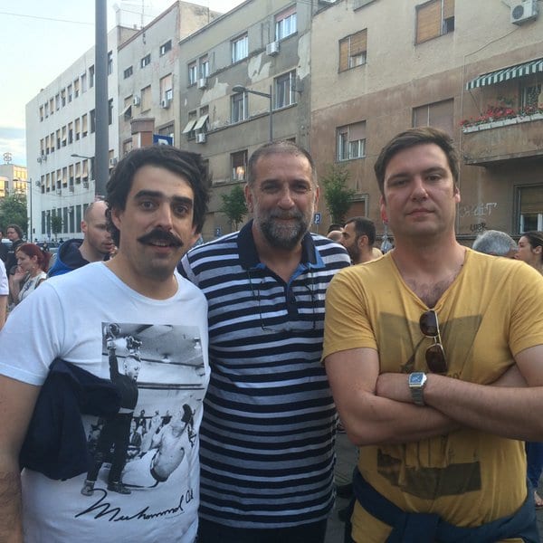 PROTEST PROTIV SMENA NA RTV U NOVOM SADU
