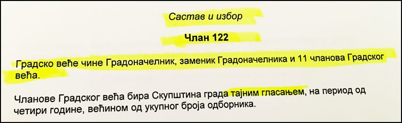 Poštovanje propisa ili obmana 2 Statut-grada-Čačka---član-122