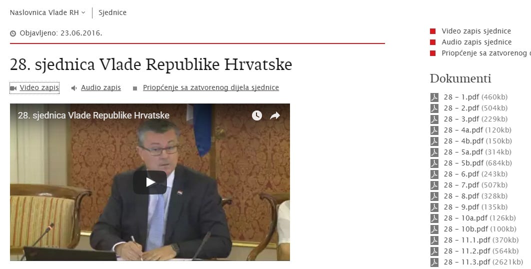 Todorović loše obavešten 2 HRT, sednice