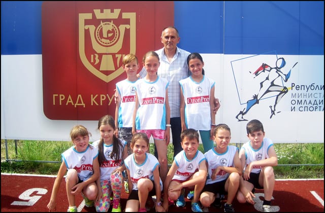 Finale Prvenstva Srbije u "Dečijoj atletici" 2 ČAAK-ekipa