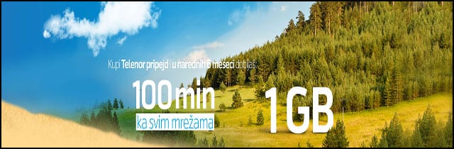 Više interneta i minuta uz „Telenor pripejd region” paket 1 Telenor-akcija