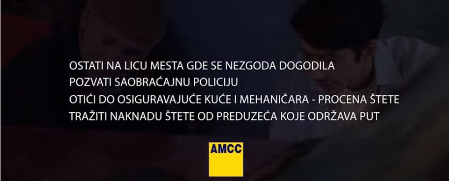 Procedura za naplatu štete od rupa na putu 2 AMSS, preporuke