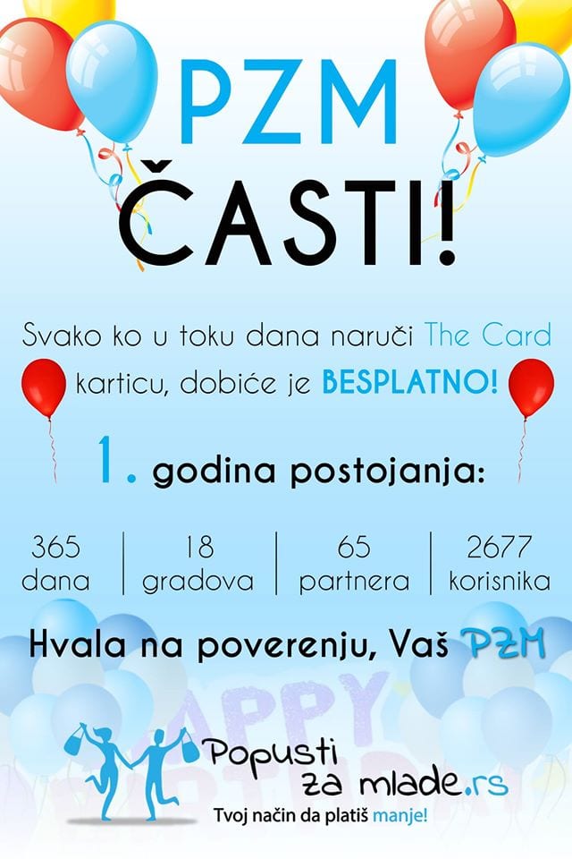Godinu dana Popusta za mlade 1 Popust za mlade