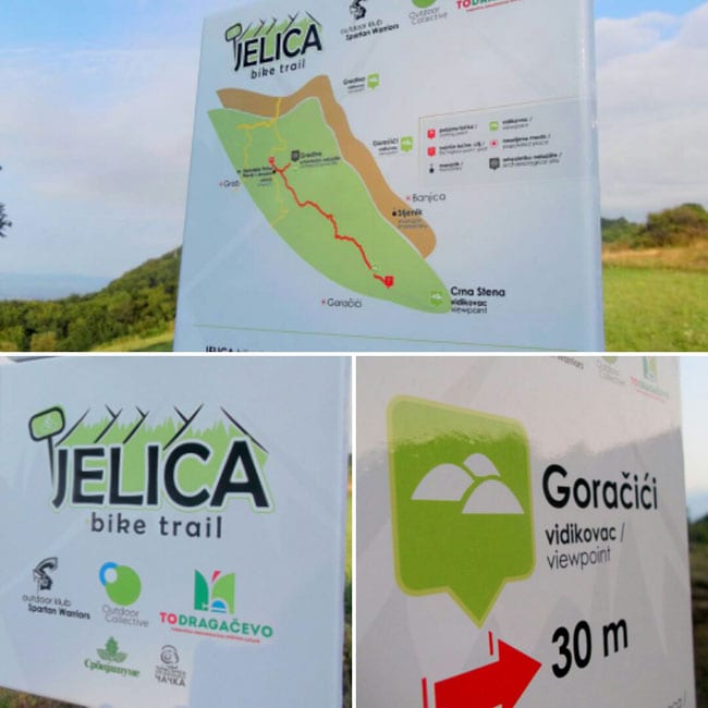 Obeležena biciklistička staza i ka Jelici 1 Staza na Jelici