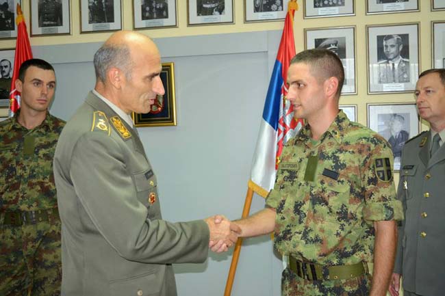 Najbolji rezervni oficir je iz našeg okruga! 1 Dejan Majstorović