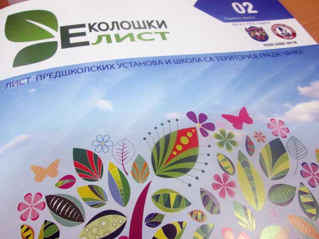 Drugi broj Ekološkog lista OŠ Tanasko Rajić 1 Ekološki list