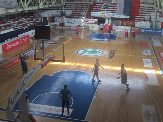 Borac sanira tribine 1 hala KK Borac