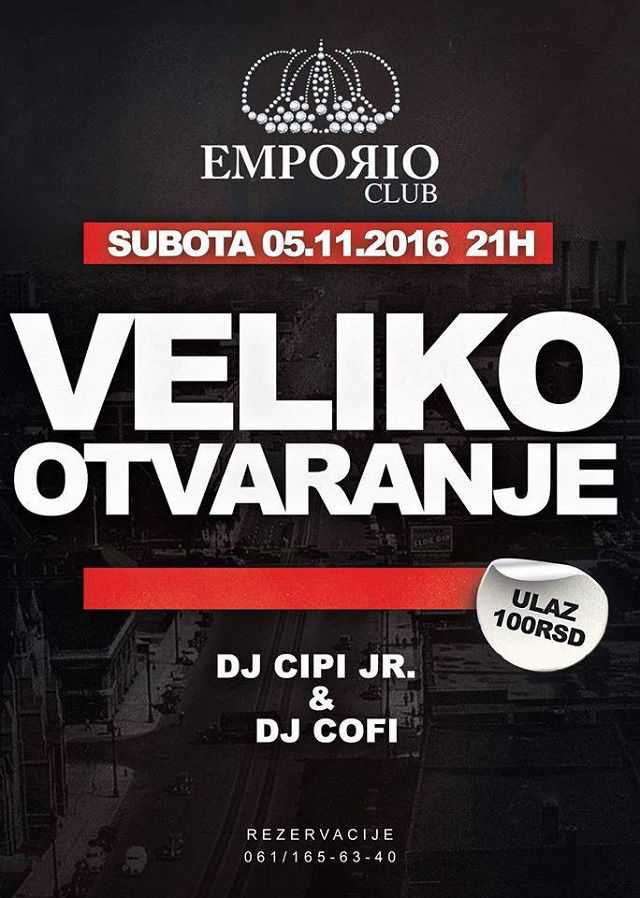 Otvaranje kluba Emporio 2 emporio klub