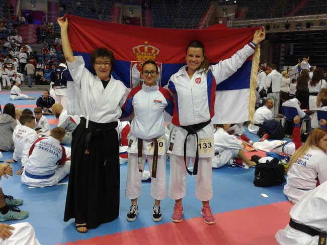 Marija nakon povratka sa Evropskog prvenstva 1 KK Nemanja