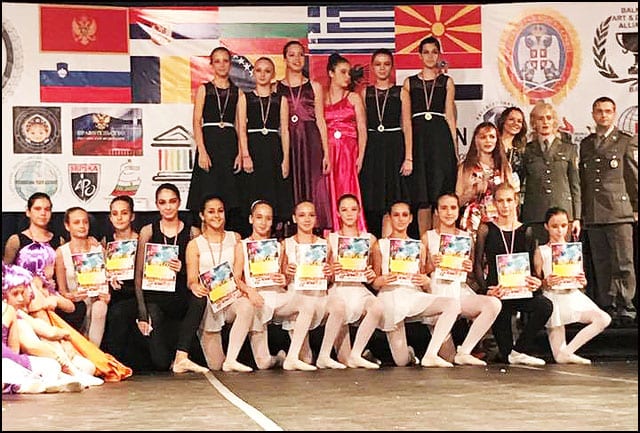 Četiri pehara za baletski studio "Force" 4 balerine-1