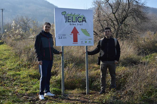 Kompletirana bike staza na Jelici 1 ''Jelica bike trail''
