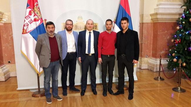 Parezanović sa čačanskim studentima 2 prijem