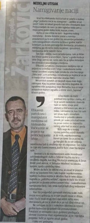Blic, Žarković