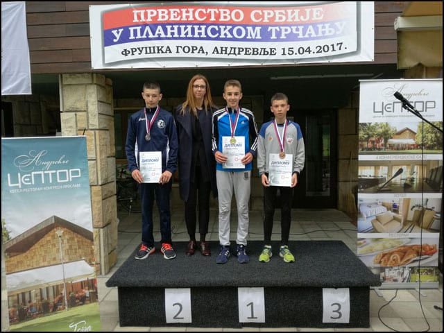 Atletičari AK ČAAK prvaci Srbije u planinskom trčanju 3 Ognjen-Nikolić-1.-mesto