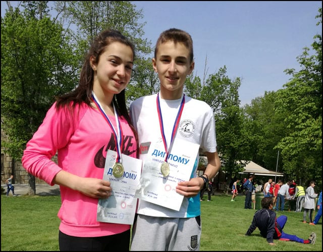 Atletičari AK ČAAK prvaci Srbije u planinskom trčanju 4 Sanja-Đoković-i-Ognjen-Nikolić-prvaci-Srbije