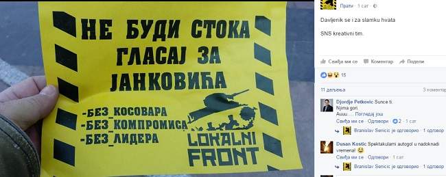 Prljava kampanja nastavljena i tokom predizborne tišine 2 saša janković