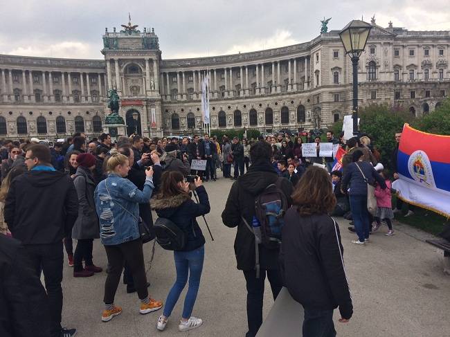 protest Beč