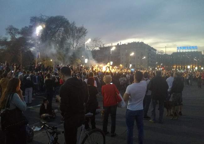 Protest protiv diktature u Beogradu i Novom Sadu 6 studenti