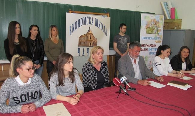 Učenici ekonomskih škola iz Srbije i regiona u Čačku (FOTO) 6 VIRTUELNA PREDUZEĆA