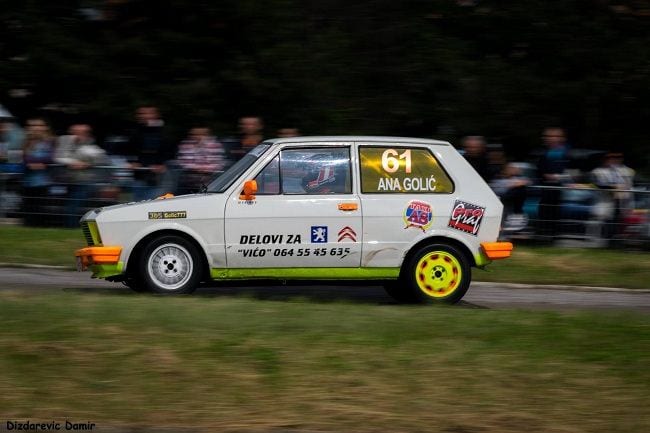 Uspešan start Ane Golić 2 Automobilizam