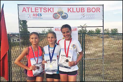 14 medalja za AK ČAAK 4 Iva Zelenović 1 mesto
