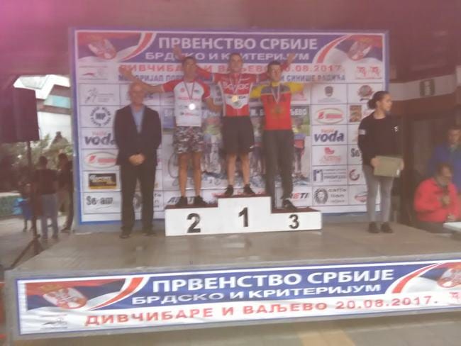 Stefan Sretenovic na postolju u Valjevu
