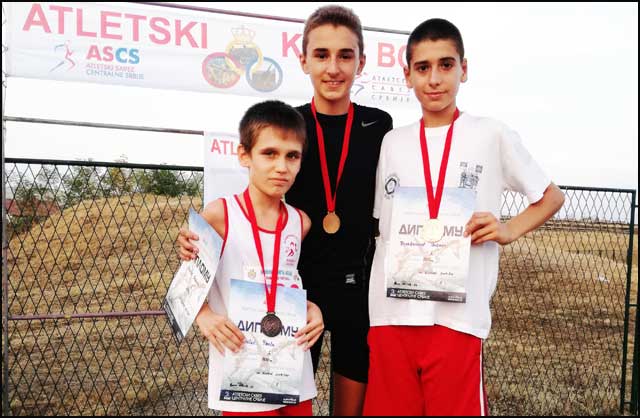 14 medalja za AK ČAAK 2 Ognjen Nikolić 1 mesto