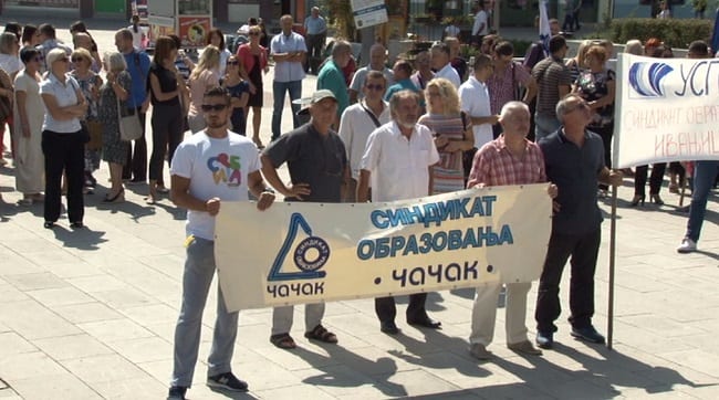 Čačanski prosvetari podržavaju protest 25. aprila 1 SOČ