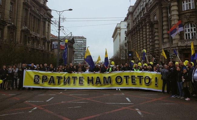 Radnici Pošte održali protestnu šetnju u centru Beograda 1 posta
