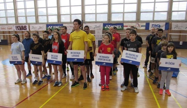 Badminton: Borba za Trofej Čačka 2 badminton