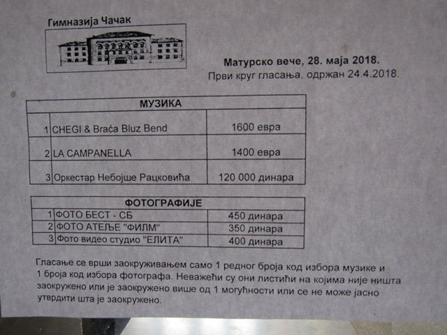 Glasanje u Gimnaziji (FOTO) 3 gimnazija5