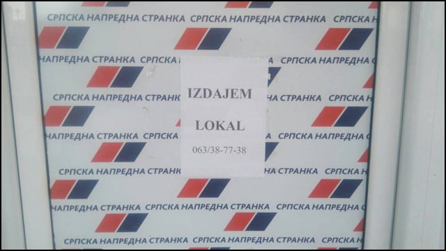 Oglas u Topoli: SNS puko 2 sns-2