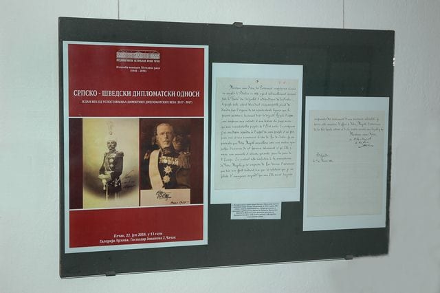 Izložba u čačanskom Arhivu: Vek diplomatskih odnosa Srbije i Švedske 1 arhiv2