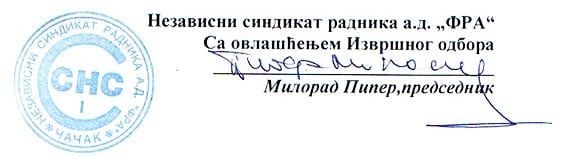 Nezavisni sindikat FRA: Samozvano rukovodstvo sa svojim poslušnicima galopira ka neminovnom stečaju 3 piper-2