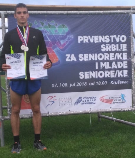 Dve medalje za Janka Uroševića 1 atletika