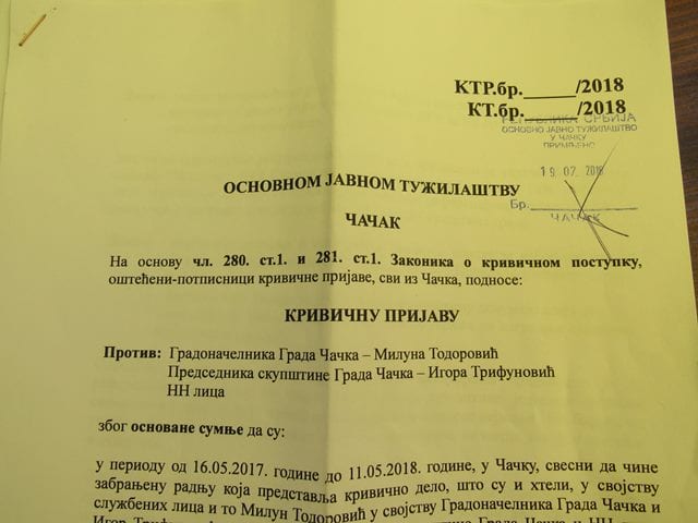 Podneta krivična prijava protiv Todorovića i Trifunovića 1 krivicna1