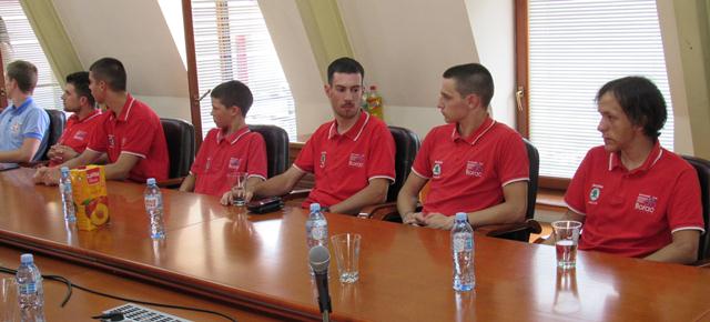 Prijem za najbolje sportiste grada 3 sportisti